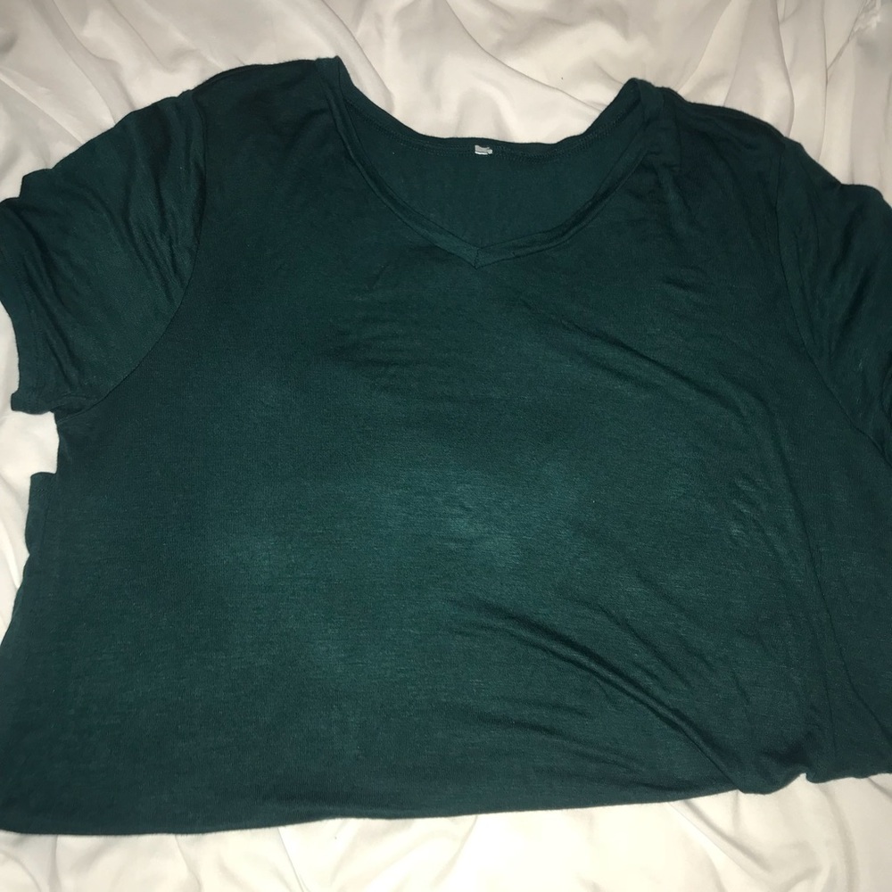 Emerald Green Vneck